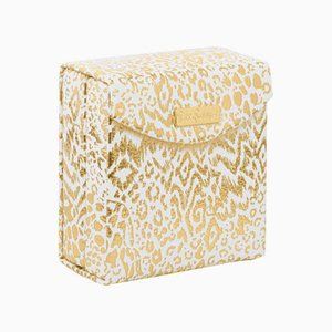 Lily Pulitzer Travel Organizer Gold Metallic Pattern Play